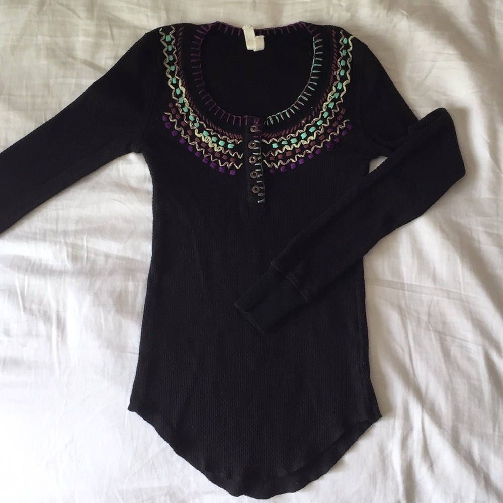Free people long sleeve shirt